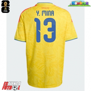 Colombia Yerry Mina #13 Primera Equipación Mundial 2026 Manga Corta